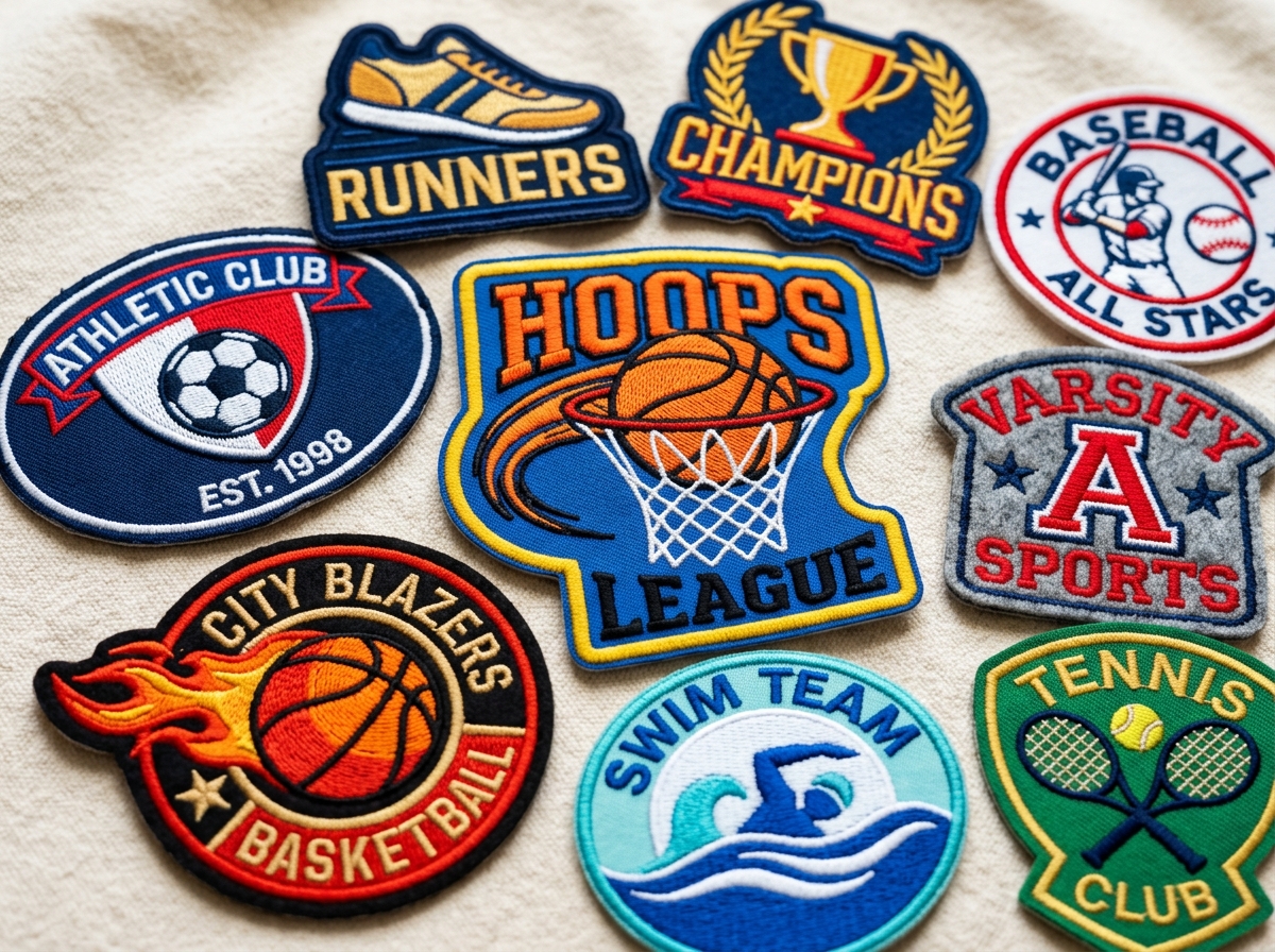 Patchwork Sports Embroidery